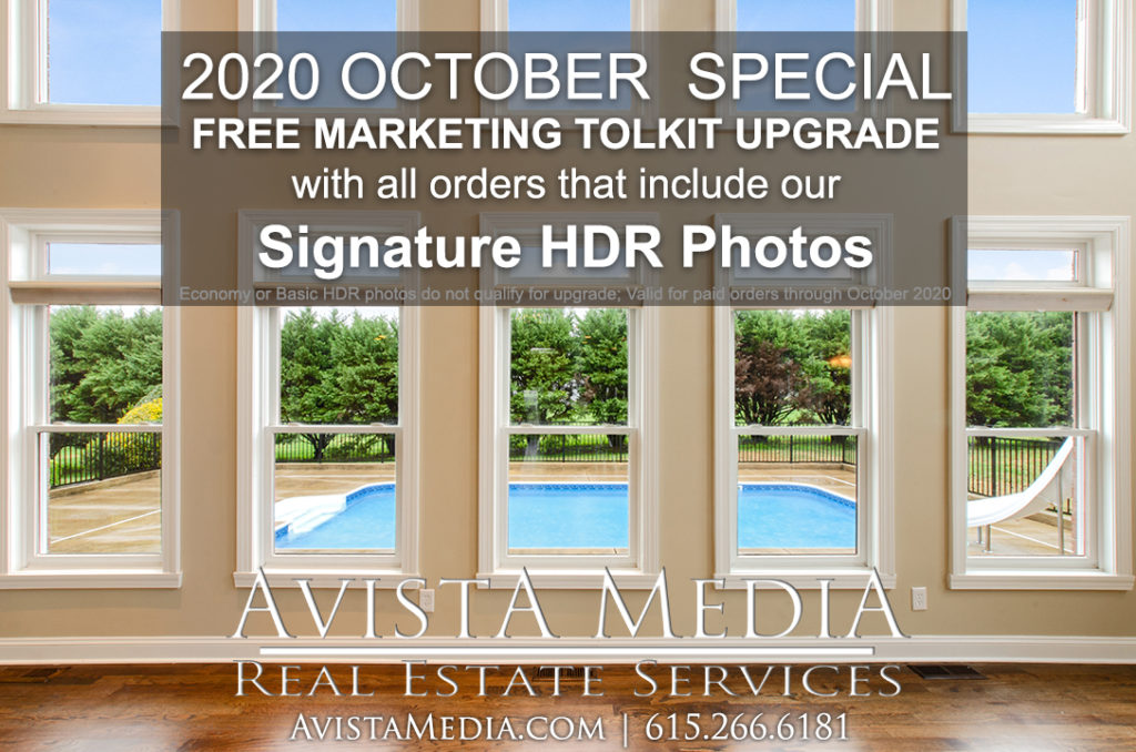 2020 October Special: Free Marketing Toolkit for Signature HDR Real Estate Photography by Avista Media